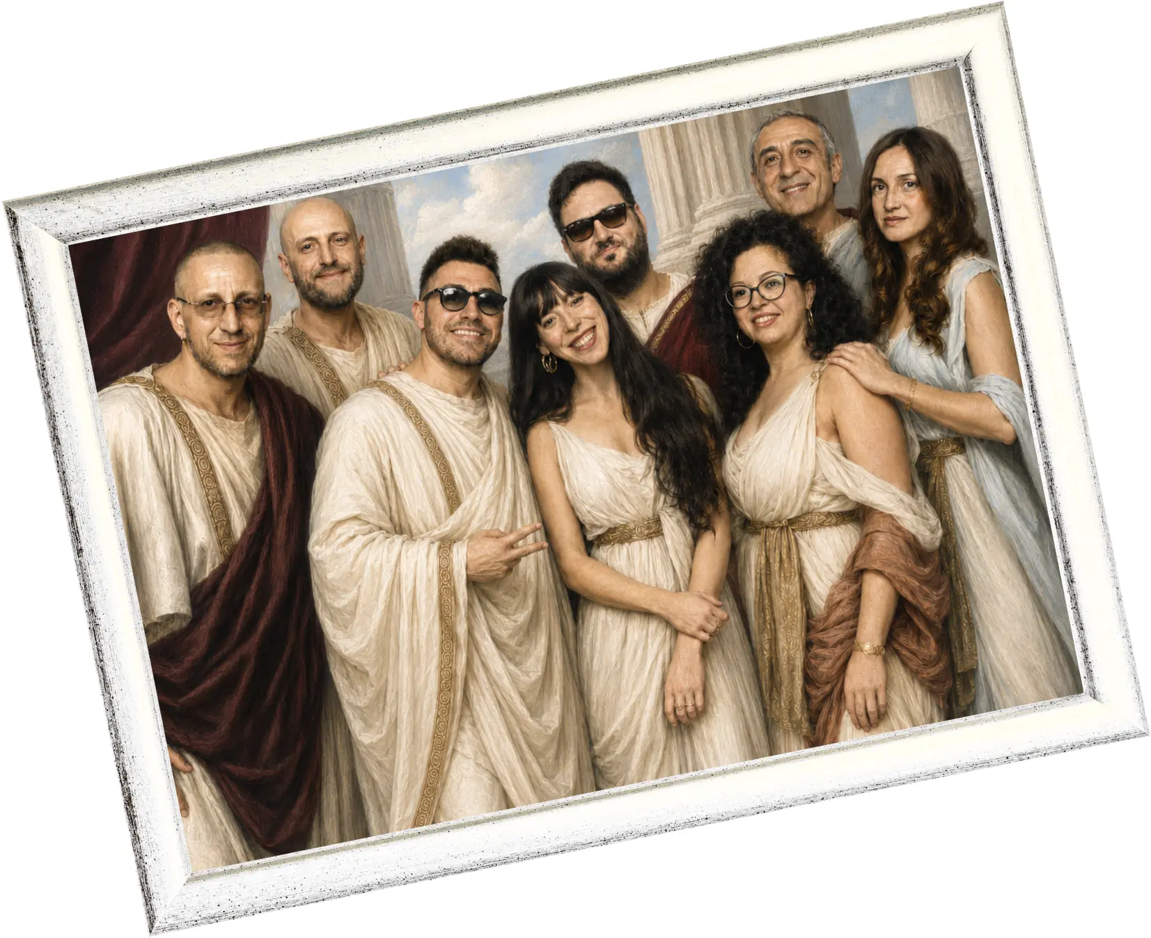 The SEO Cube Agency team in a classic-style group portrait